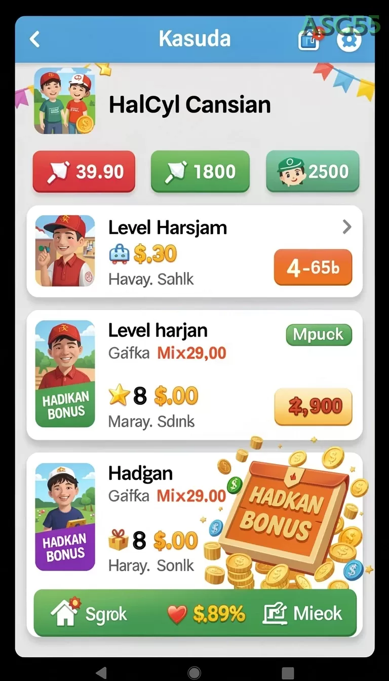 Cuplikan layar GOIDEN1000 — halaman utama